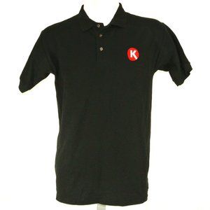 CIRCLE K Convenience Store Employee Uniform Polo Shirt Black NEW Size XL